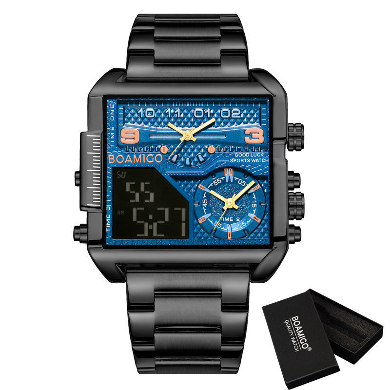 gold sport quartz watch